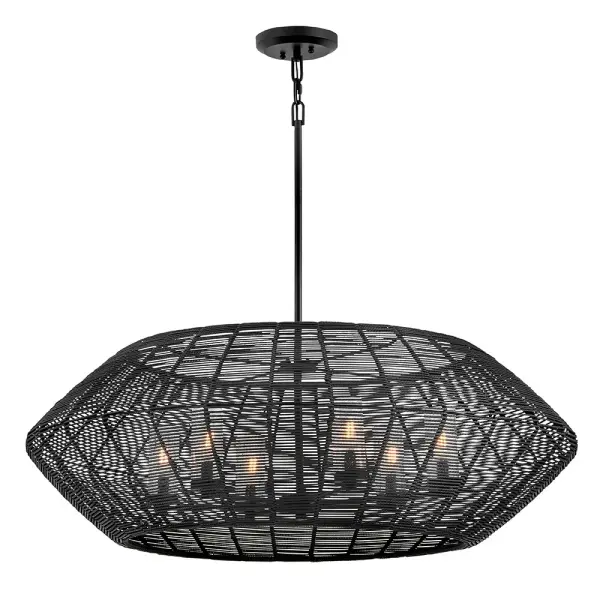 Luca LED Chandelier in Black