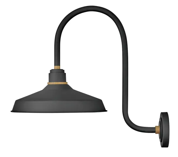 Foundry Classic LED Barn Light in Textured Black