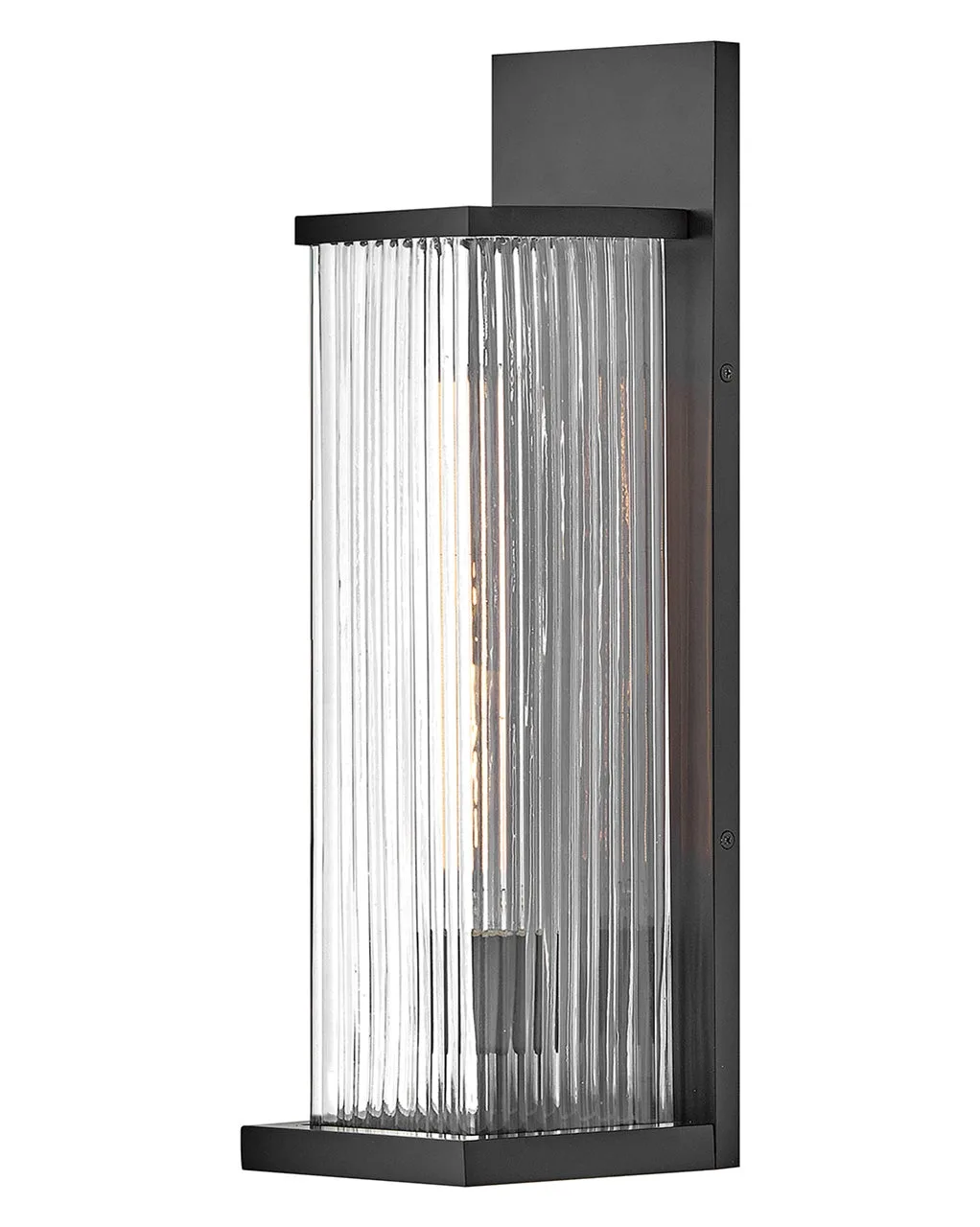 Torrent LED Outdoor Wall Sconce in Black