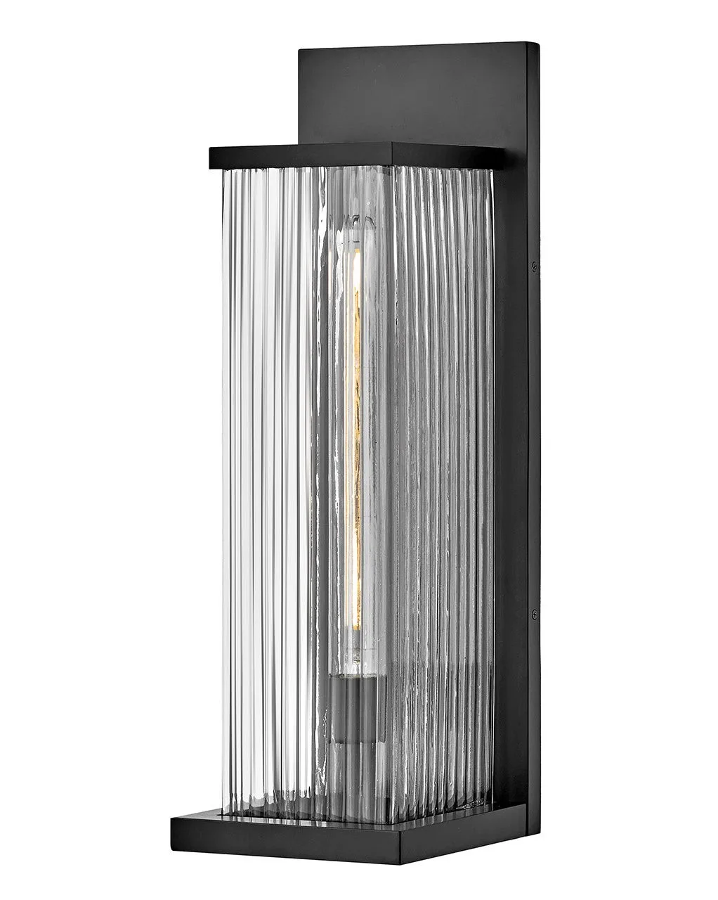 Torrent LED Outdoor Wall Sconce in Black