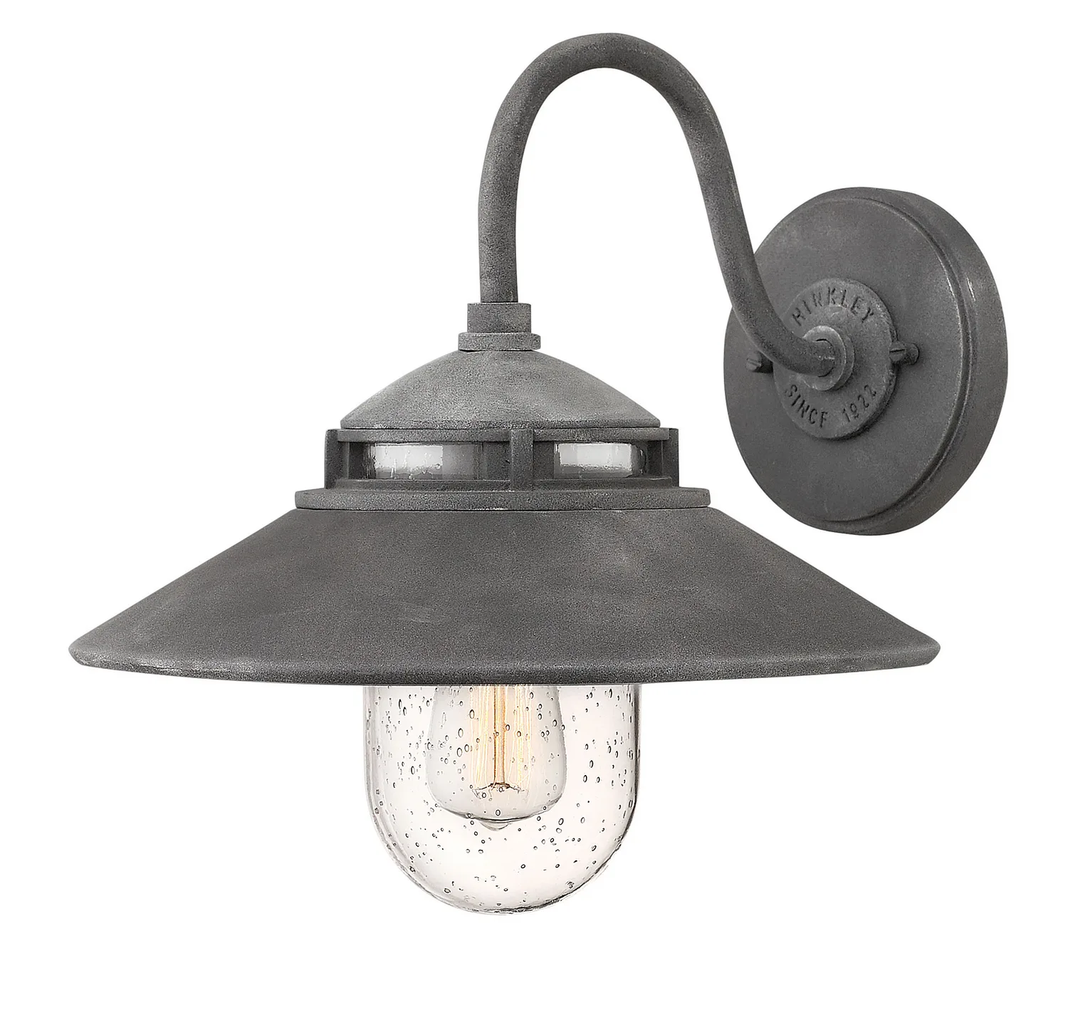 Atwell LED Wall Mount in Aged Zinc
