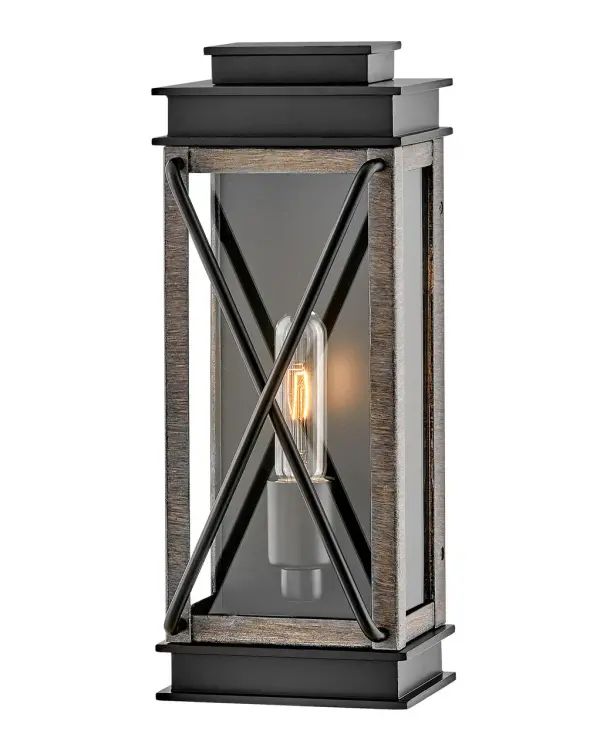 The Montecito LED wall sconce combines modern design with practical outdoor performance. Its cast aluminum frame in Museum Black finish and polished aluminum reflector deliver both style and durability in a compact profile.