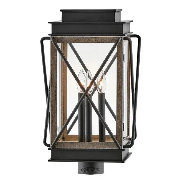 The Montecito LED Post Lantern combines timeless lantern styling with modern LED technology in a durable cast aluminum frame. The polished aluminum reflector enhances light output while the Museum Black finish adds sophistication to any outdoor space.