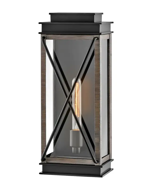 Montecito LED Outdoor Wall Sconce in Black
