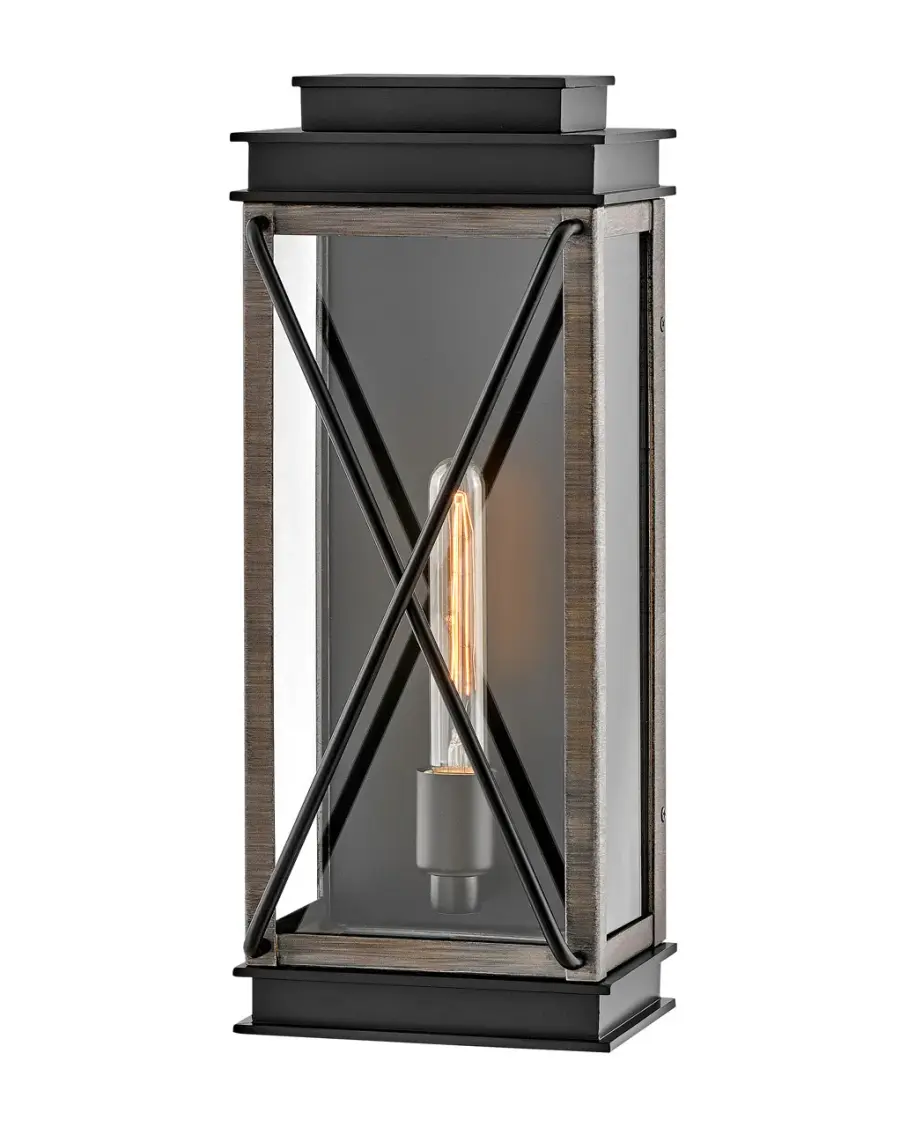 Montecito LED Outdoor Wall Sconce in Black