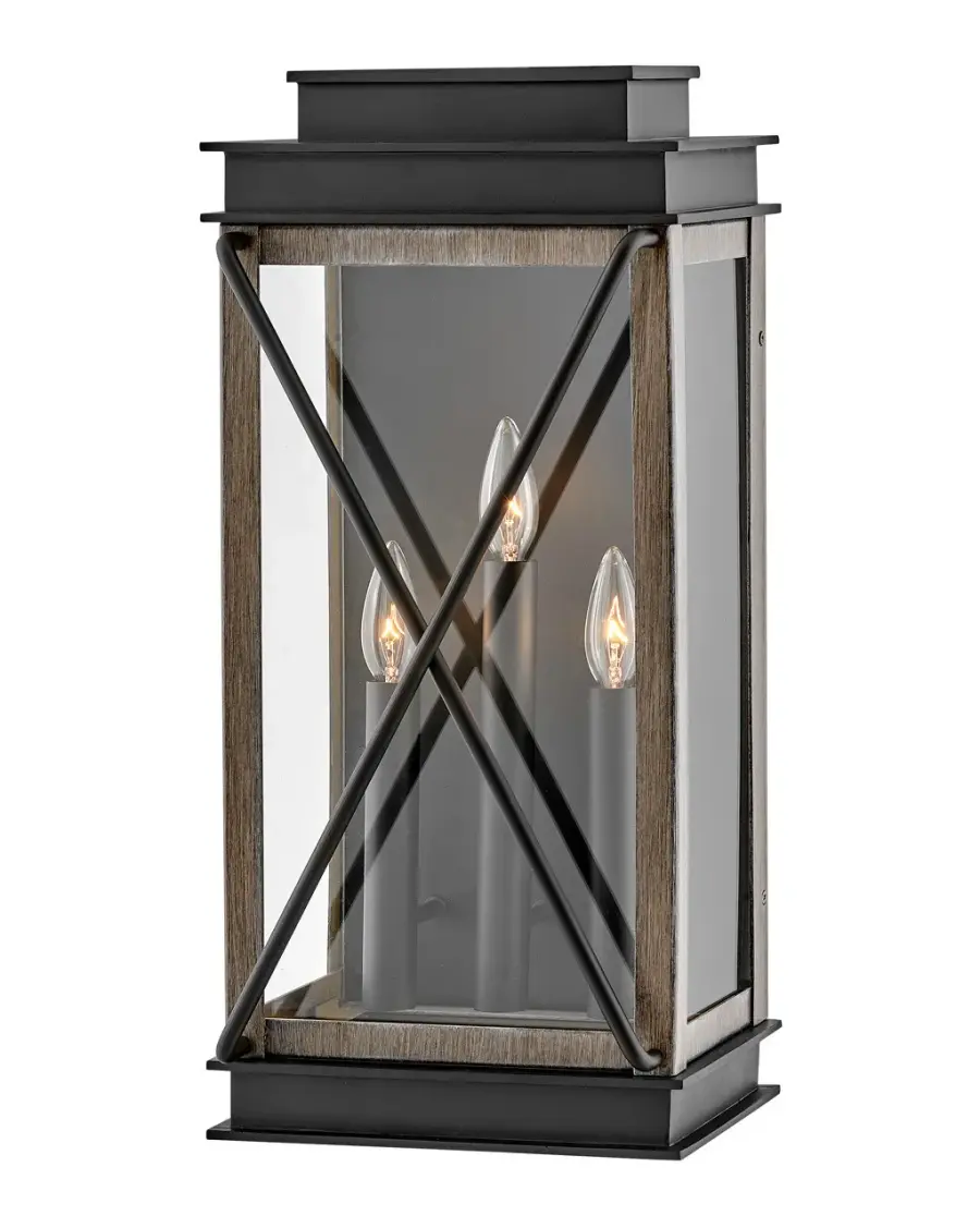 Montecito LED Outdoor Wall Sconce in Black