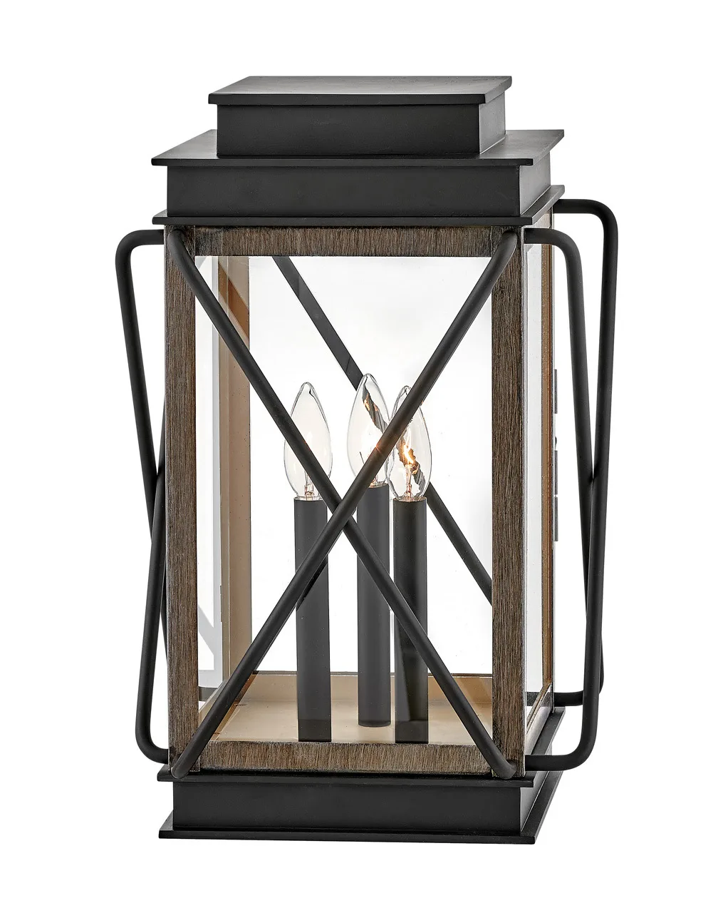 Montecito LED Pier Mount in Black