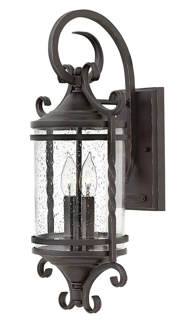Casa LED Outdoor Wall Sconce in Olde Black