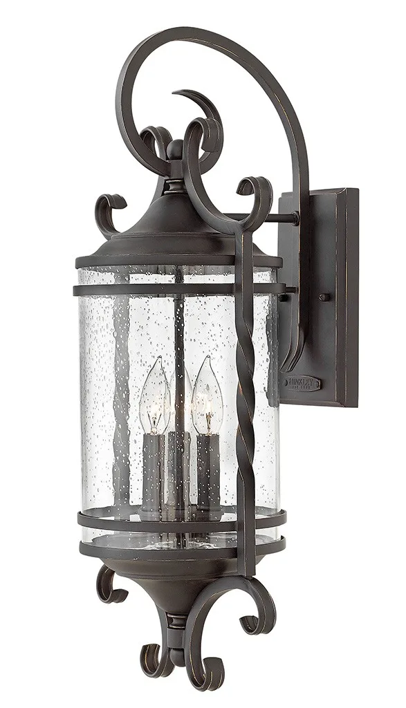 Casa LED Outdoor Wall Sconce in Olde Black
