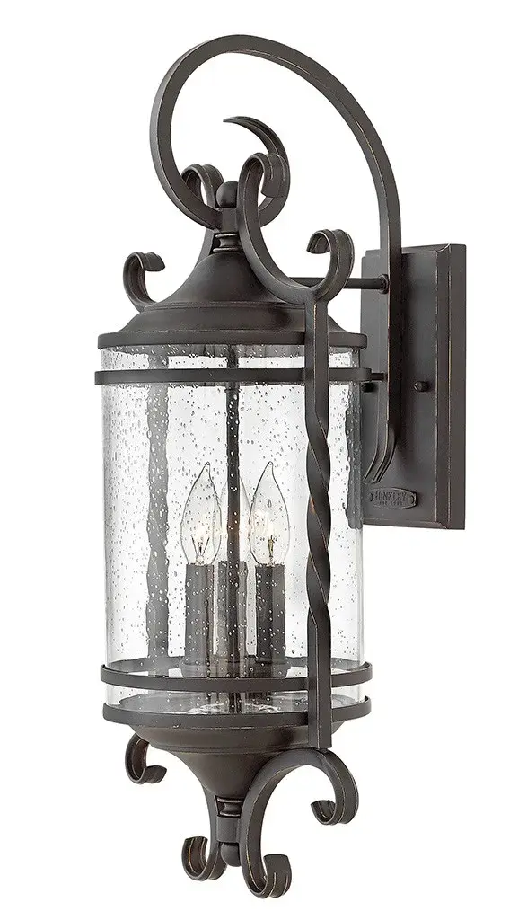 Casa LED Outdoor Wall Sconce in Olde Black