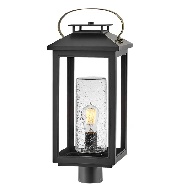 The Atwater combines classic coastal design with modern LED technology and durable composite materials. Brass accents and a faux candle effect create elegant curb appeal, while the rust-resistant finish ensures longevity in harsh outdoor conditions.