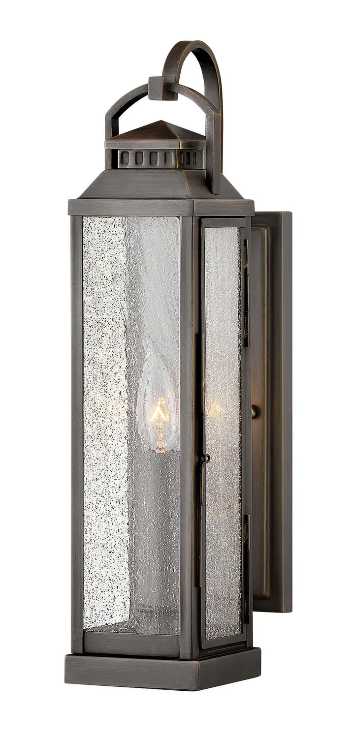 Revere LED Wall Mount in Blackened Brass