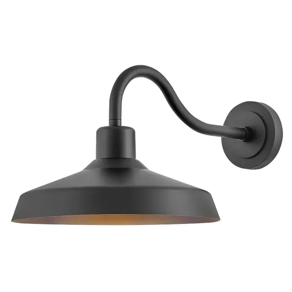 Forge LED Outdoor Wall Sconce in Black