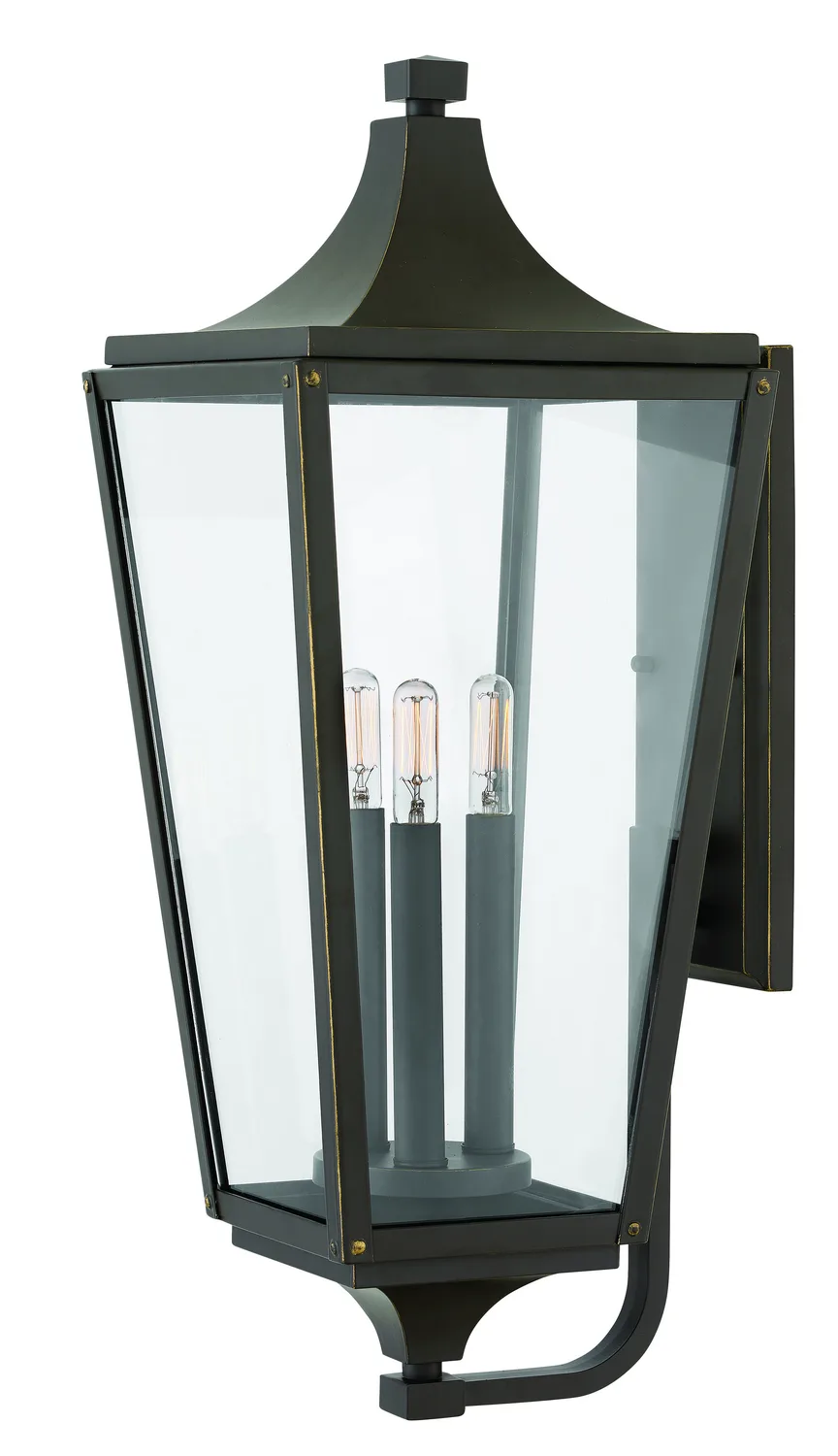 Jaymes LED Outdoor Wall Lantern in Oil Rubbed Bronze
