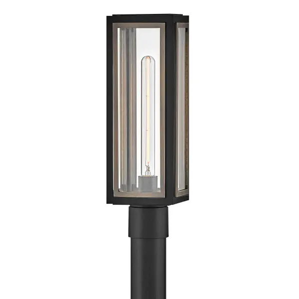 Shaw LED Wall Mount Lantern in Black