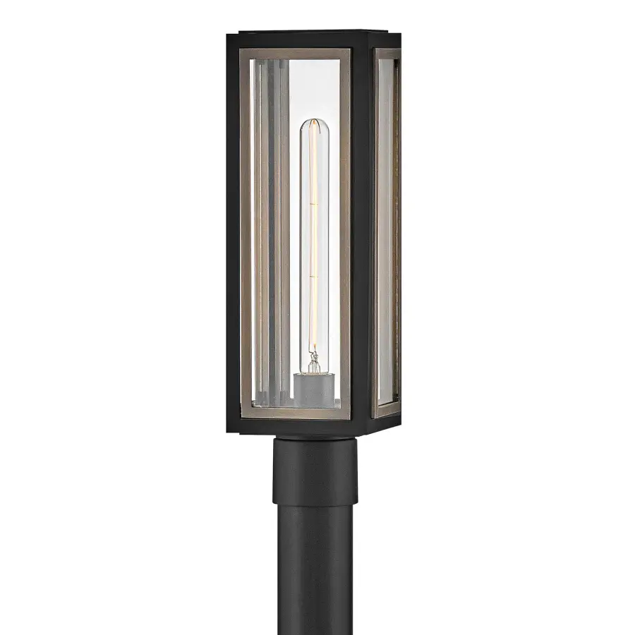 Shaw LED Wall Mount Lantern in Black