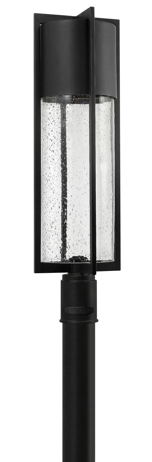 Shelter LED Post Top Lantern in Black