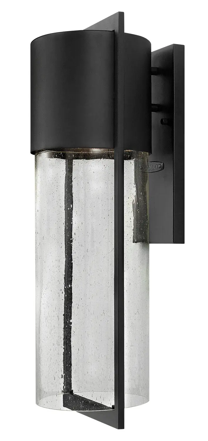 Shelter LED Outdoor Wall Sconce in Black