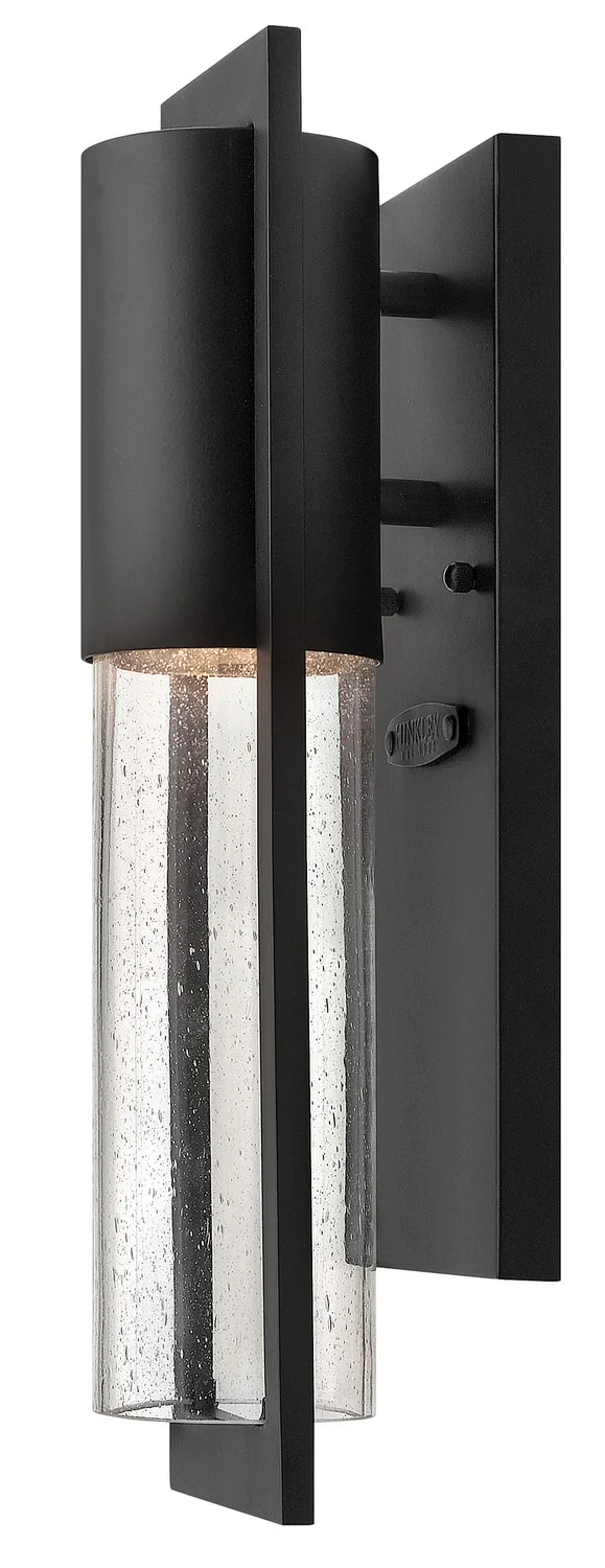 Shelter LED Outdoor Wall Sconce in Black