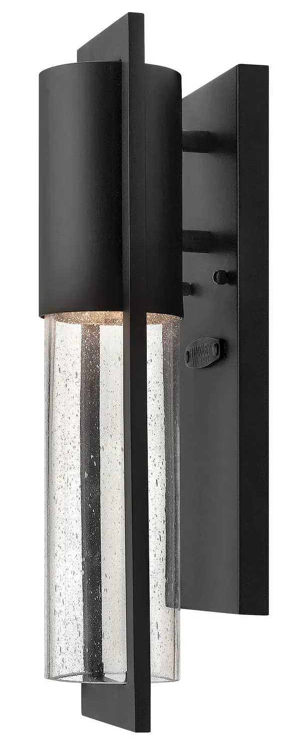 Shelter LED Outdoor Wall Sconce in Black