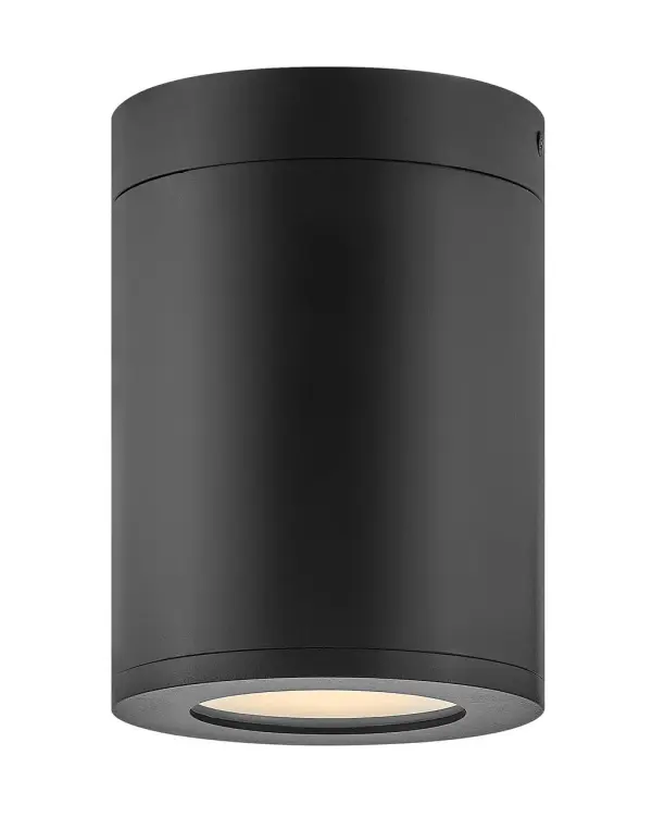 Silo LED Flush Mount in Black - Image 1