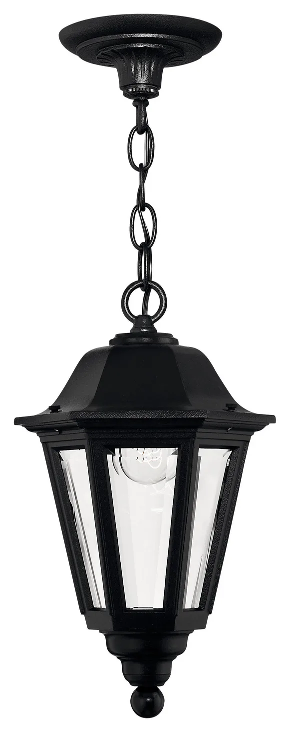 Manor House LED Hanging Lantern in Black