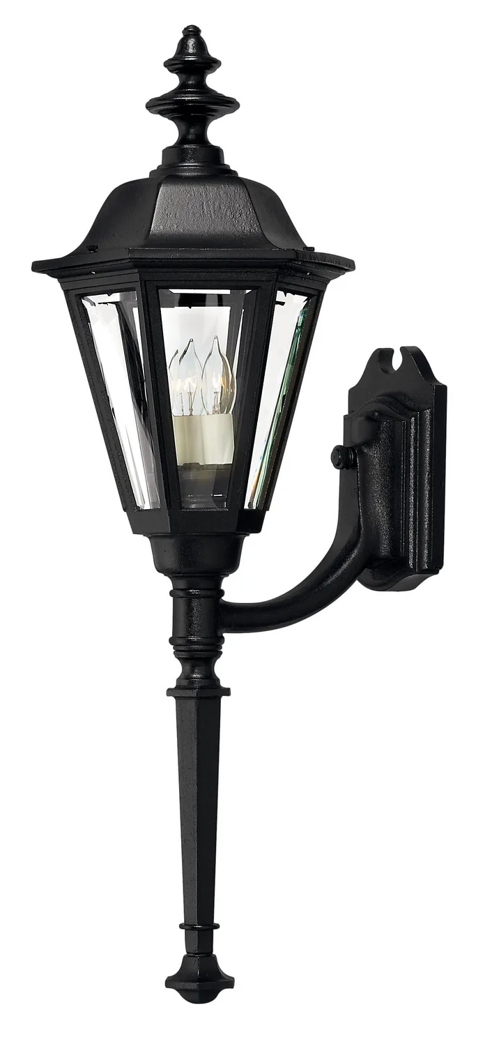 Manor House LED Outdoor Wall Lantern in Black