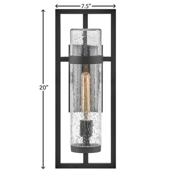Chic and contemporary, Cordillera hits the mark. Its tubular glass is surrounded by a sleek, slim frame conveying the ultimate look for modern styling. Available in a striking Black or Burnished Bronze finish, Cordillera is a seamless addition to all outdoor and interior styles. - alternate view