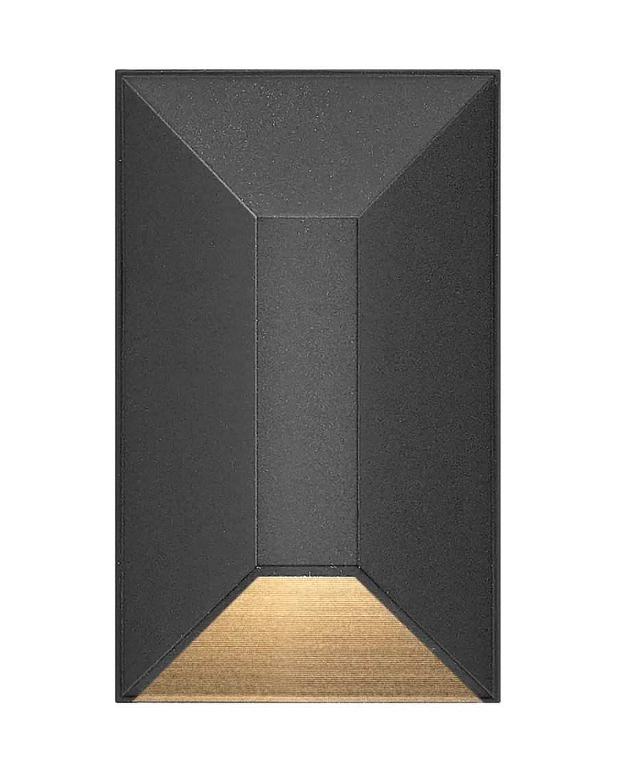 Nuvi LED Deck Sconce in Black