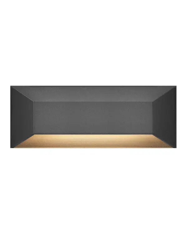 Nuvi LED Deck Sconce in Black