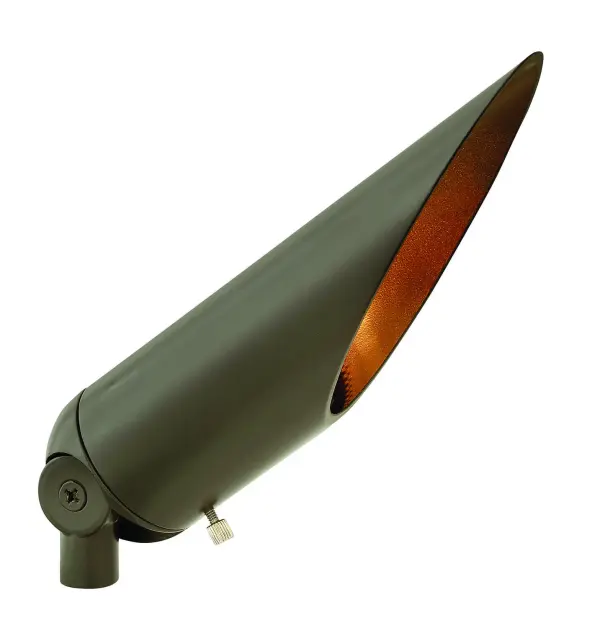 This low-voltage LED landscape spot delivers focused illumination for architectural features, trees, and garden elements. The durable aluminum construction with wet-rated protection ensures reliable outdoor performance.
