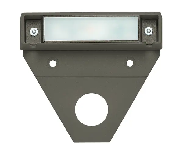 The Nuvi LED Deck Sconce delivers efficient horizontal illumination in a remarkably compact form. Its durable vinyl alloy construction and wet-rated design make it ideal for outdoor deck and step lighting applications.