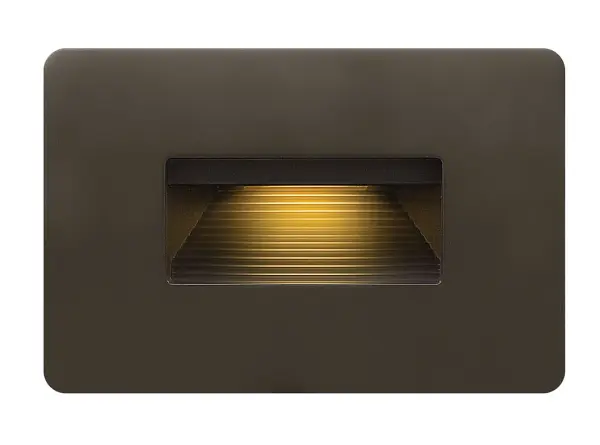 Luna LED Step Light in Bronze