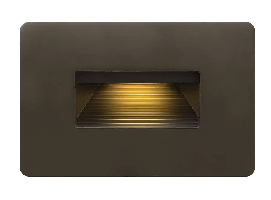 Luna LED Step Light in Bronze