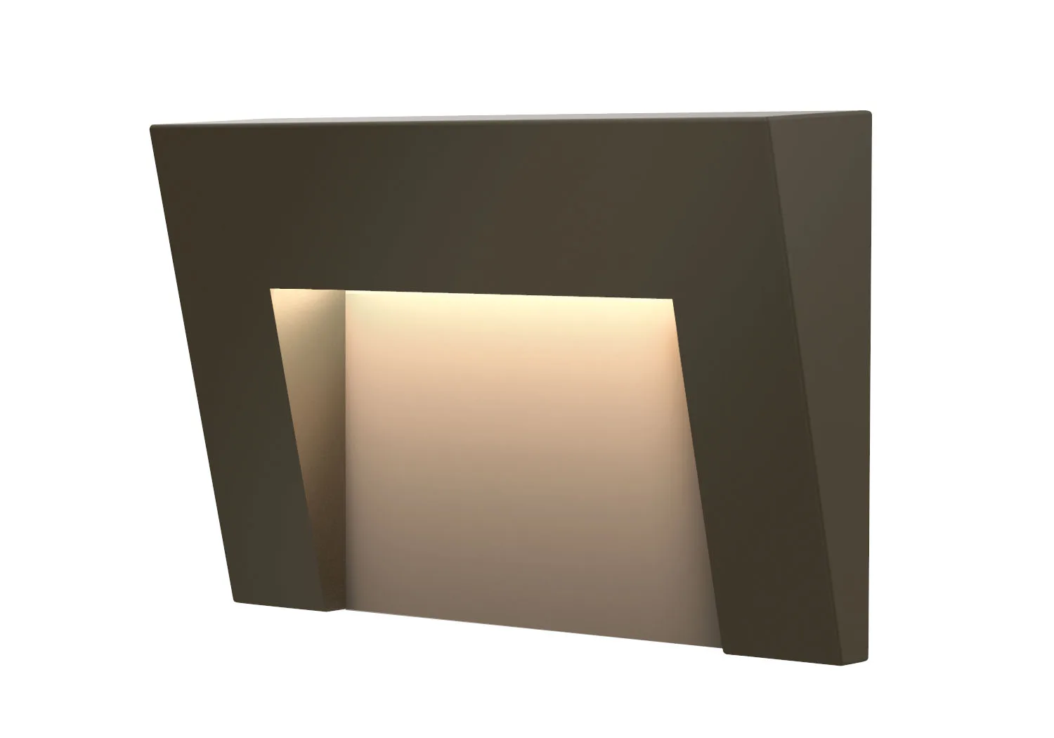 Taper LED Deck Light in Bronze