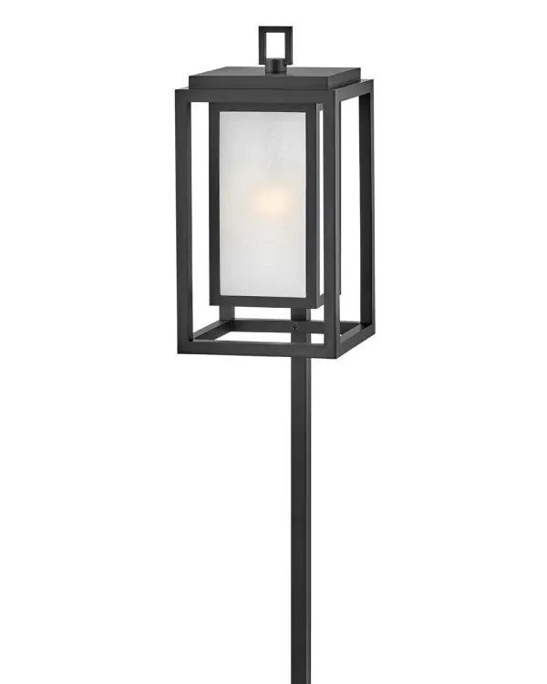 The Republic path light combines striking double frame architecture with weather-resistant composite construction. Its anti-fading treatment and rust-resistant finish make it ideal for coastal and outdoor environments.
