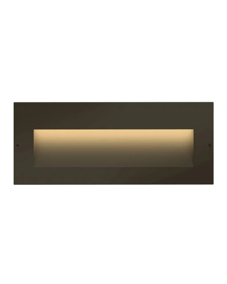 Taper LED Step Light in Bronze