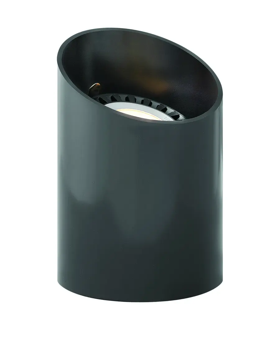LED Well Light in Black