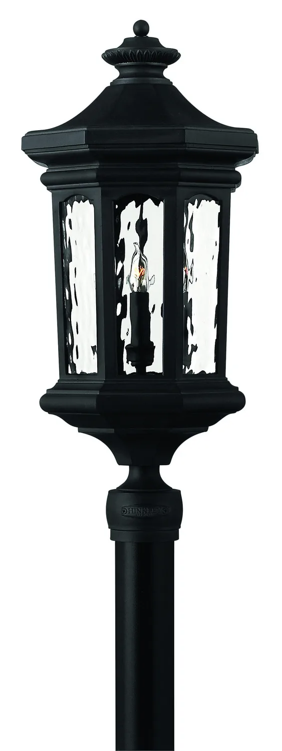 Raley LED Post Top or Pier Mount Lantern in Museum Black