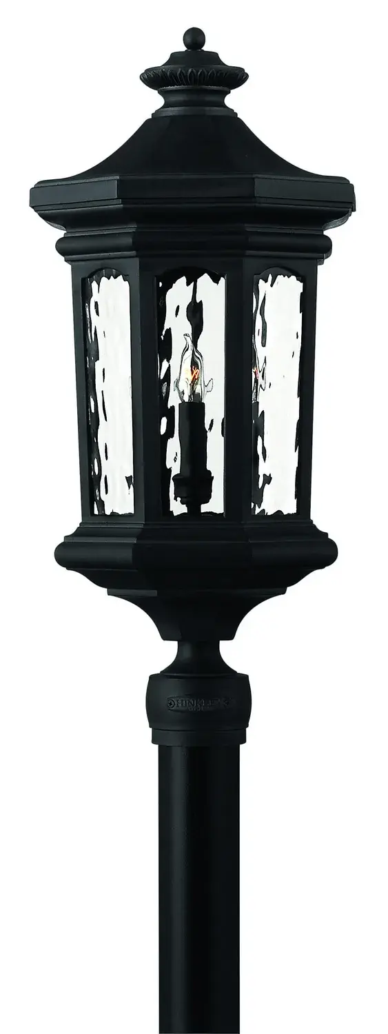 Raley LED Post Top or Pier Mount Lantern in Museum Black