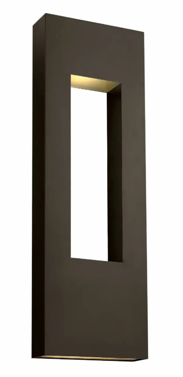 Atlantis LED Outdoor Wall Sconce in Bronze