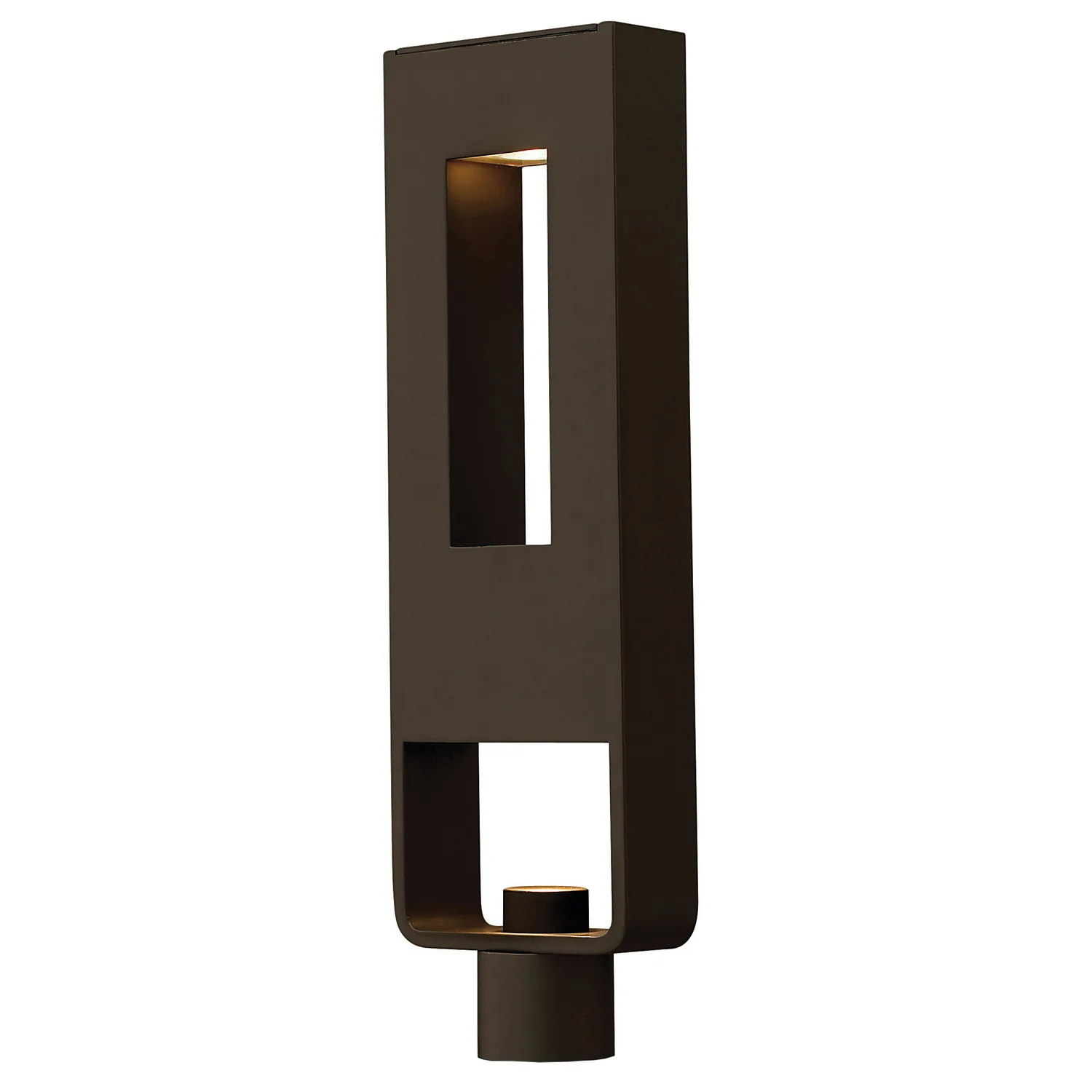 Atlantis LED Post Top or Pier Mount Lantern in Bronze