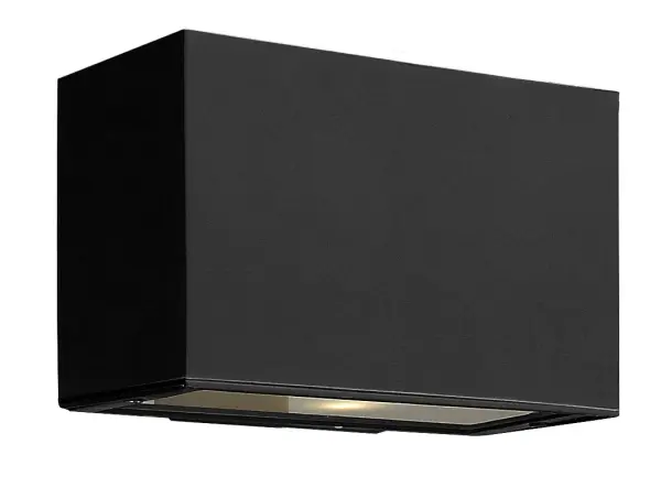 The Atlantis LED wall mount delivers minimalist sophistication with integrated LED technology and wet-rated durability. Its compact 9-inch profile and clean-lined aluminum construction make it ideal for contemporary exteriors.