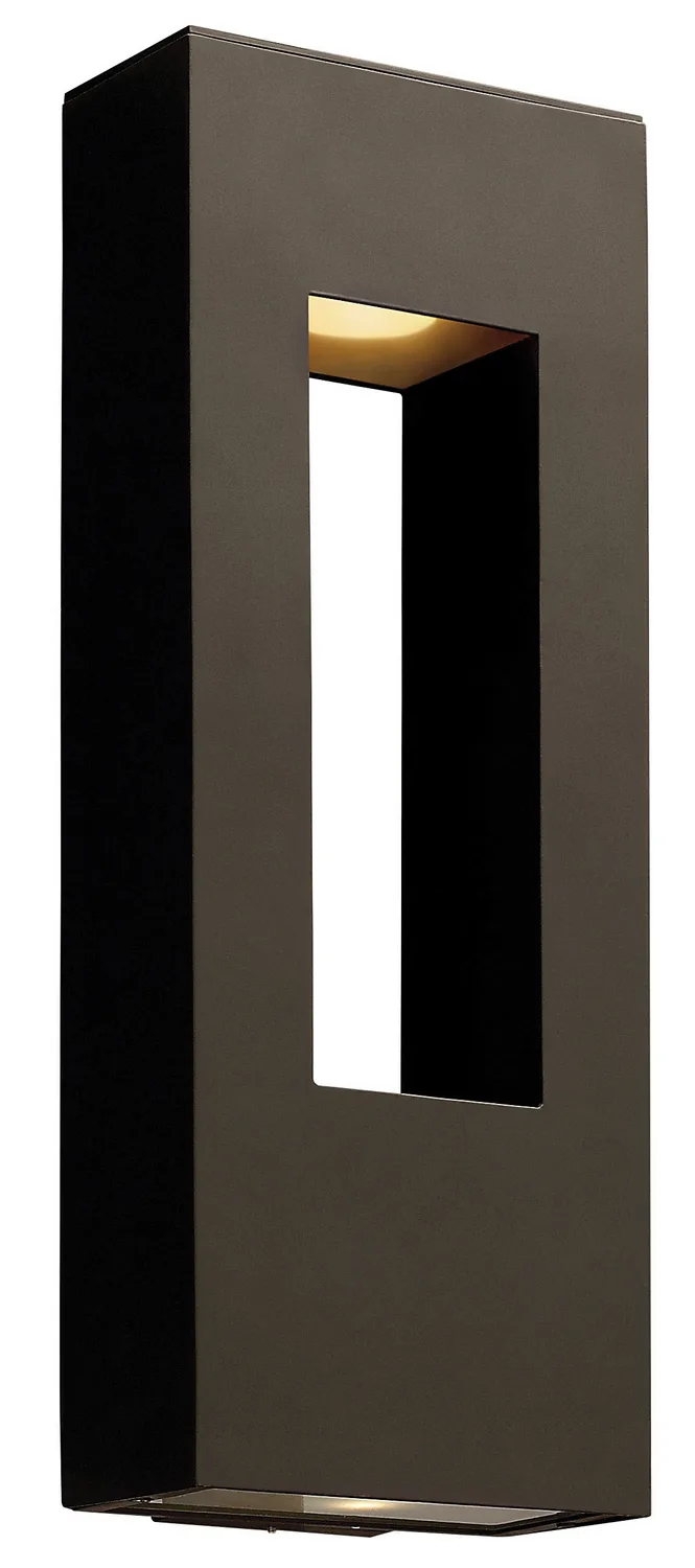 Atlantis LED Outdoor Wall Sconce in Bronze