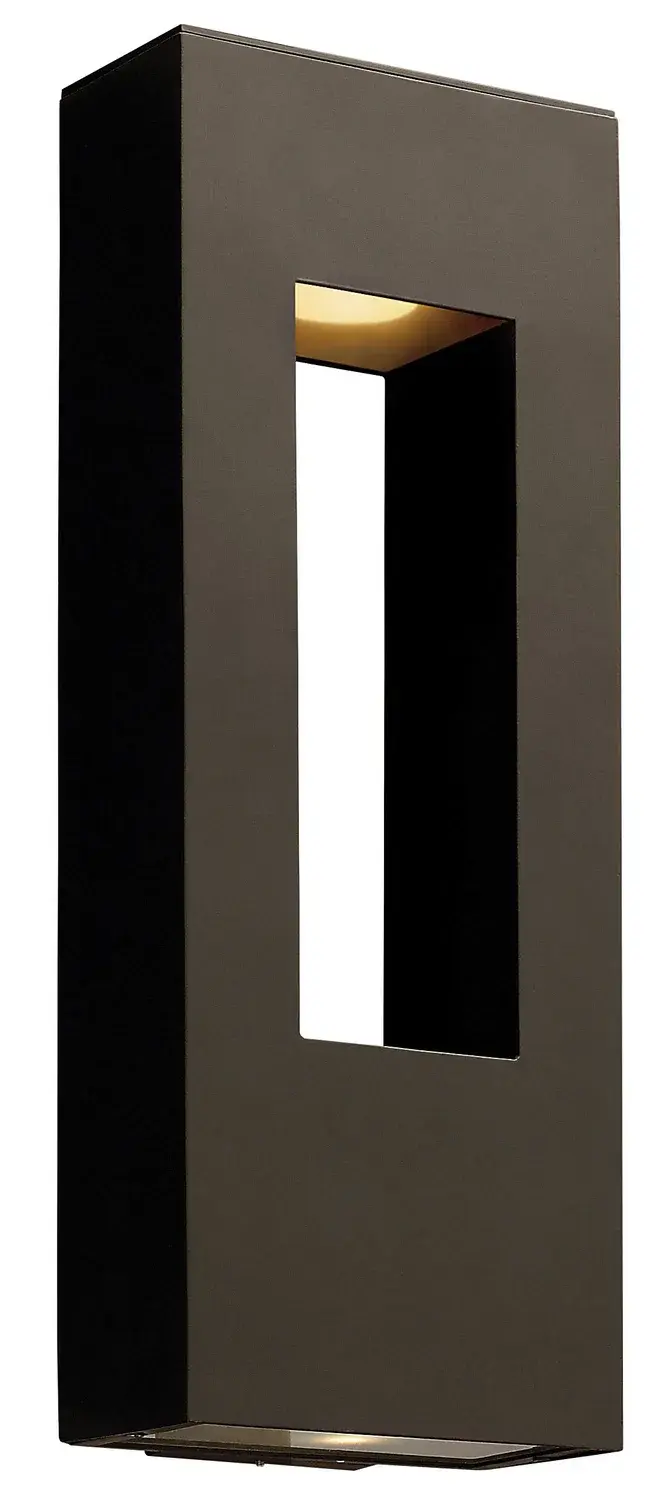 Atlantis LED Outdoor Wall Sconce in Bronze