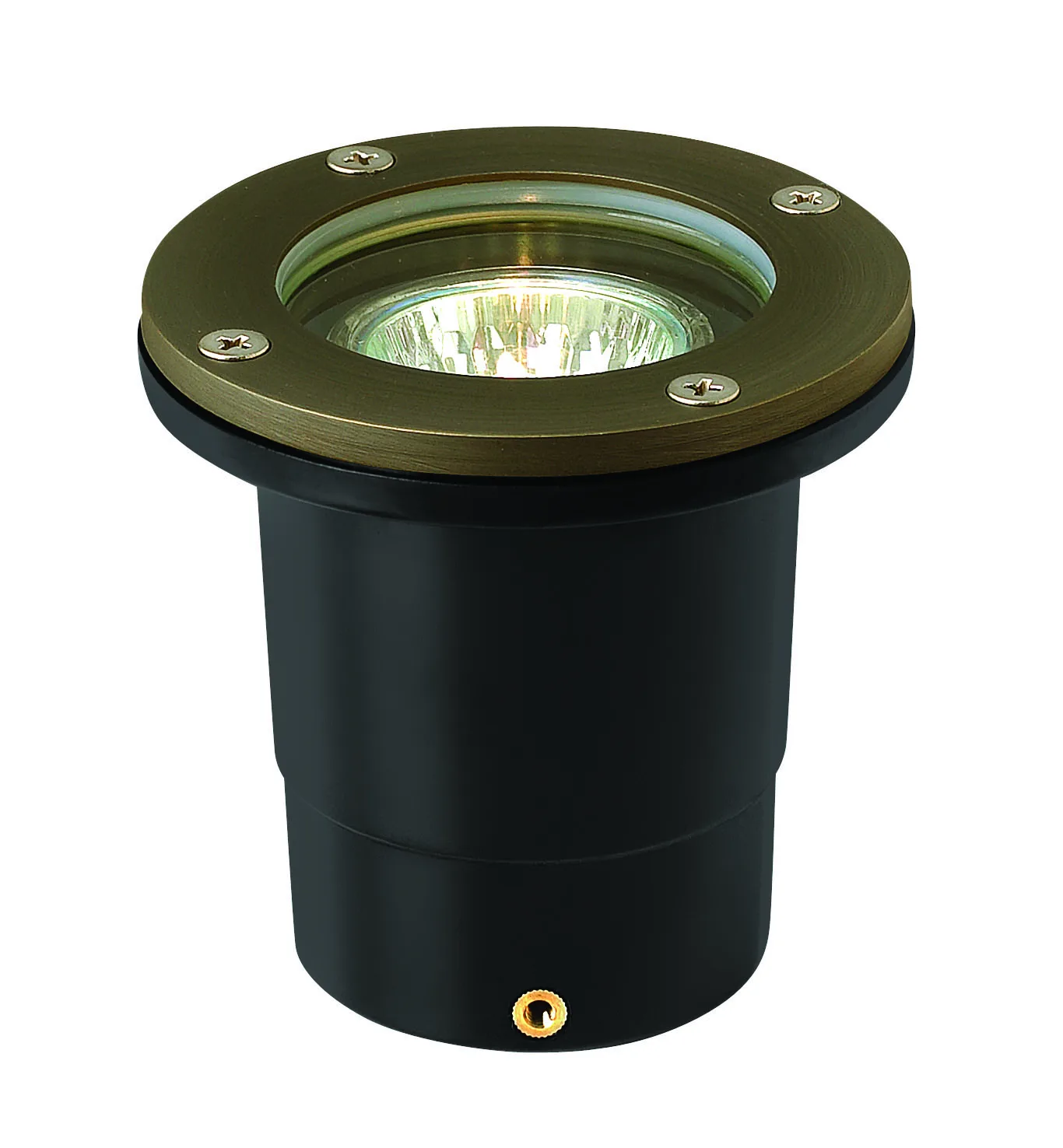 Hardy Island LED Well Light in Matte Bronze
