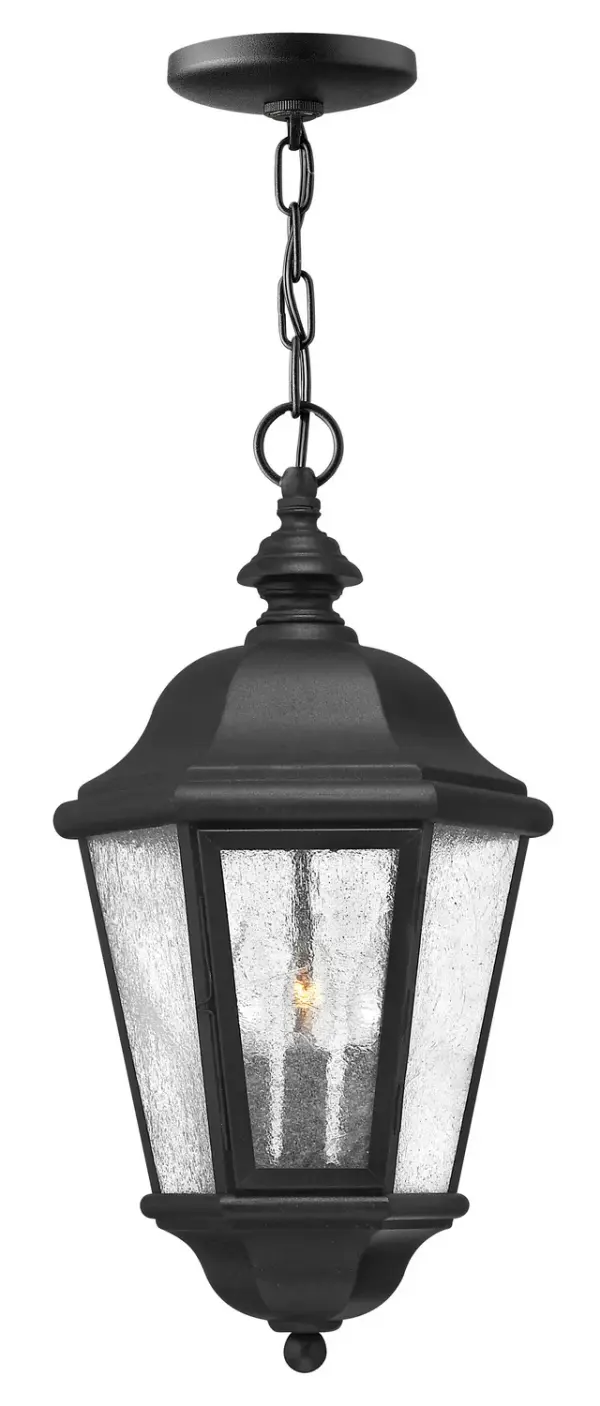 The Edgewater combines timeless lantern styling with modern LED efficiency. Cast aluminum and brass construction ensures weather resistance, while clear seedy glass adds vintage charm to porches and entryways.
