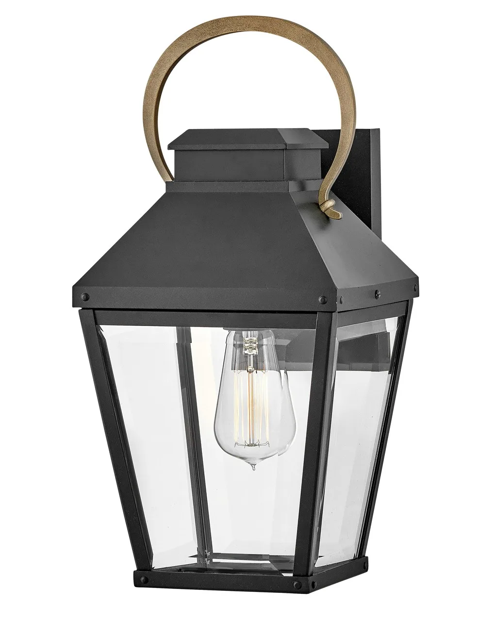 Dawson LED Outdoor Wall Sconce in Black