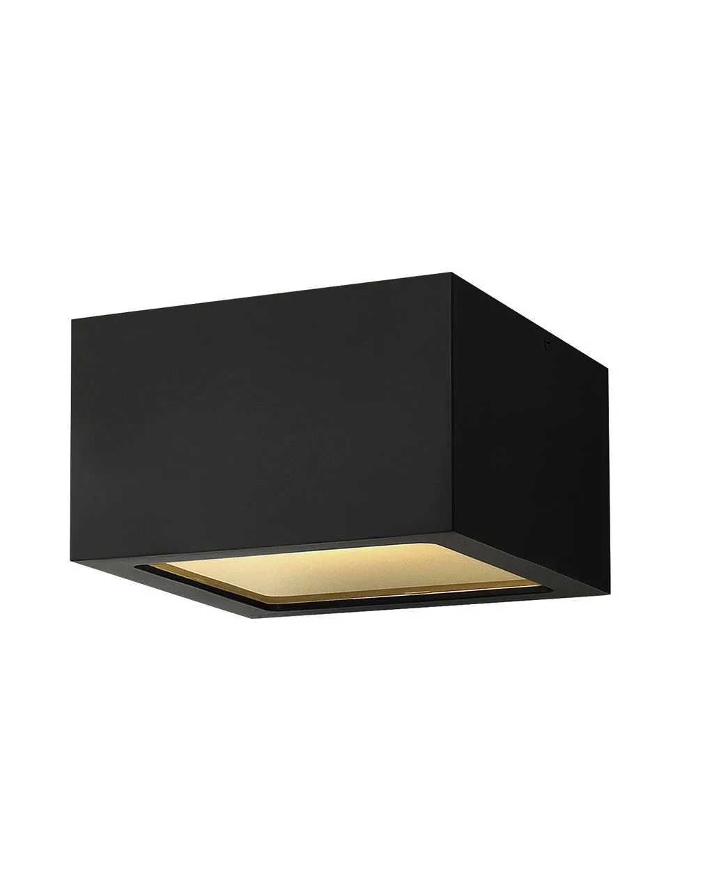 Kube LED Flush Mount in Satin Black