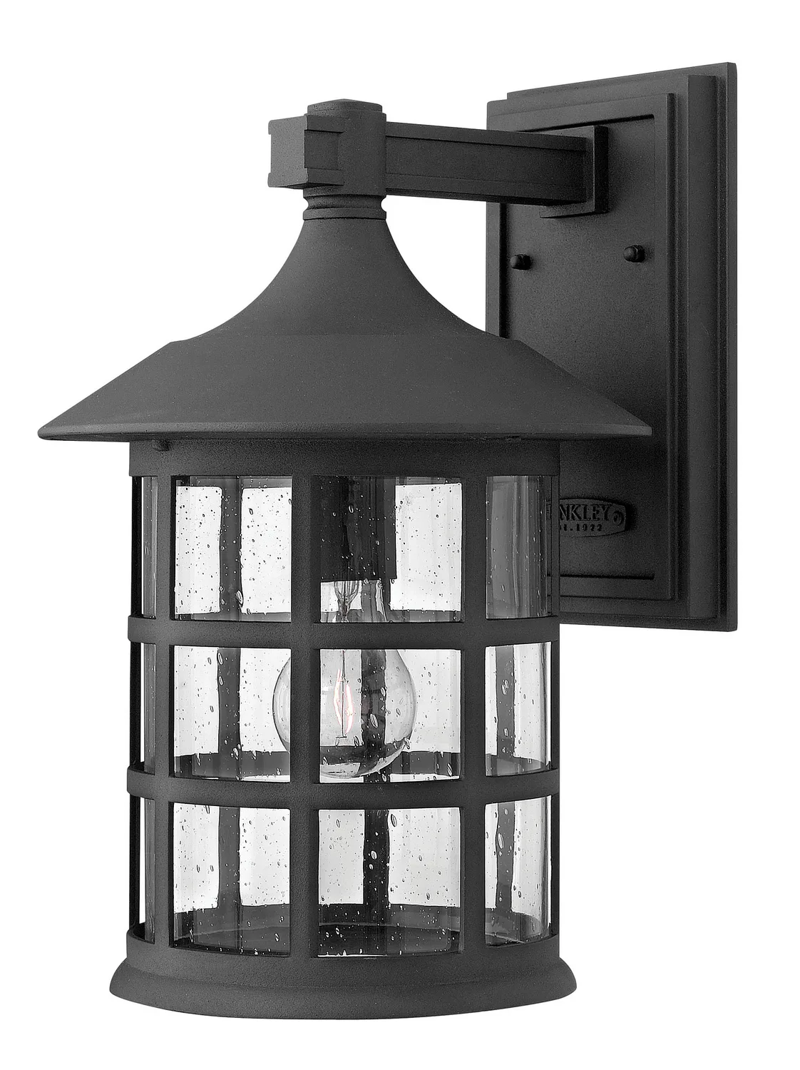Freeport LED Outdoor Wall Lantern in Black